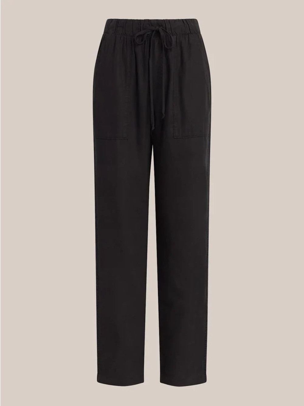 Bella Dahl Side Ladder Trim Pocket Trousers 100% TENCEL Lyocell